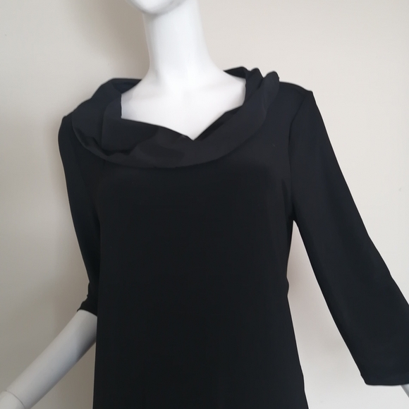 NEW Jqoseph Ribkoff Black Maxi Dress with Cowl Neckline - Picture 8 of 9